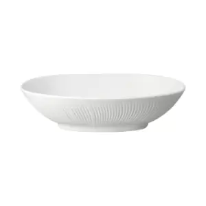 Porcelain Arc White Serving Bowl