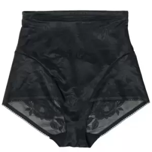 Triumph WILD ROSE SENSATION womens Control knickers / Panties in Black - Sizes EU S,EU M,EU L,EU XL