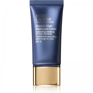 Estee Lauder Double Wear Maximum Cover High Cover Foundation for Face and Body Shade 6W1 Sandalwood 30ml