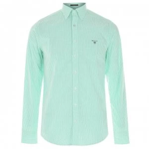 Gant Gant Long Sleeve Pop Stripe Shirt - Green 355