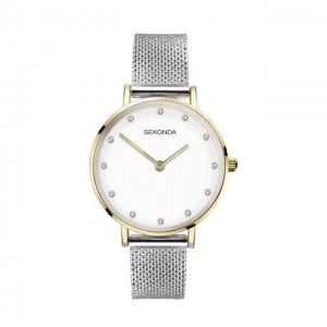 Sekonda White And Silver Fashion Watch - 40026 - multicoloured