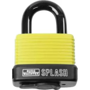 Burg Waechter Splash 470 45 Yellow SB Padlock Yellow/Black Key