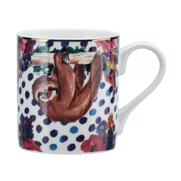 Wild at Heart Sloth Print Mug, 280ml