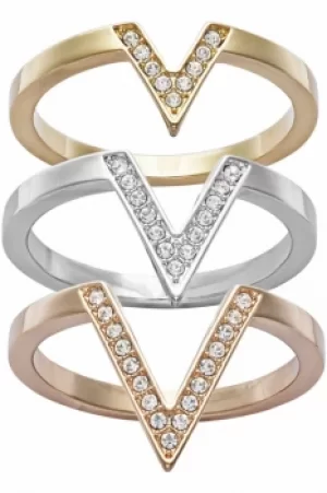 Ladies Swarovski Jewellery Delta Ring 58 5184582