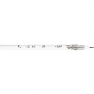 Coax Outside diameter 6.90 mm 75 100 dB White Interkabel AC 48 Sold by the metre