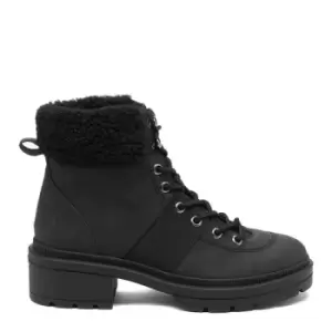 Rocket Dog Icy Black Shearling Winter Ankle Boot