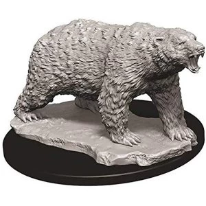 WizKids Deep Cuts Unpainted Miniatures - Polar Bear
