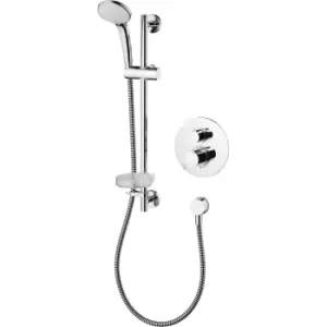 Ideal Standard Easybox Concealed Thermostatic Bar Mixer Shower Round in Chrome Brass/Stainless Steel