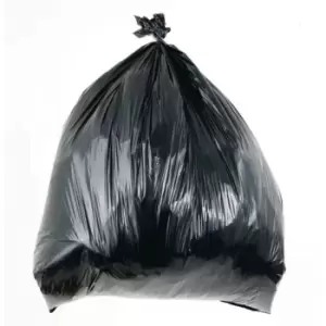Slingsby 90L Coloured Bin Bags, Black Chsa 10kg