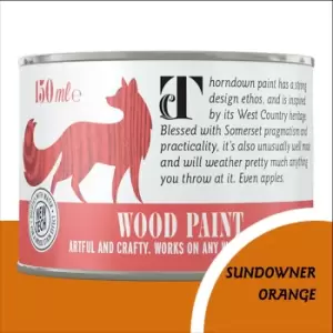 Thorndown Sundowner Orange Wood Paint 150ml