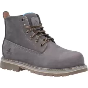 Amblers Safety Womens AS105 Mimi Leather Safety Boots (5 UK) (Grey)