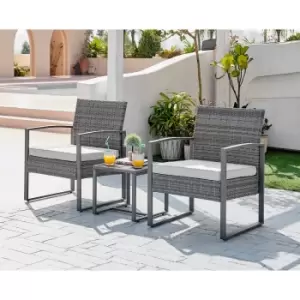 Furniture Box FurnitureBox Algarve Outdoor Bistro Set Grey