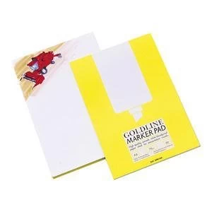 Original Goldline A3 Marker Pad Bleedproof 70gsm 100 Pages Single Pack White
