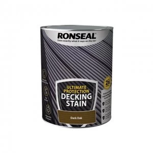 Ronseal Ultimate Protection Decking Stain Dark Oak 5 litre