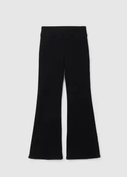 Frame Womens Jet Set Crop Mini Boot Jeans In Sheen Noir