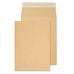 Purely Gusset Envelopes B4 Peel & Seal 352 x 250 x 25mm Plain 140 gsm Manilla Pack of 125