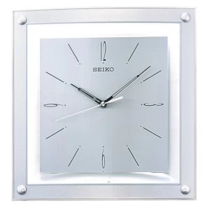 Seiko QXA330S Elegant Wall Clock - Silver