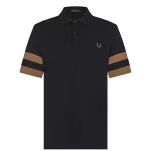 Fred Perry Bold Tip Polo Shirt - Black