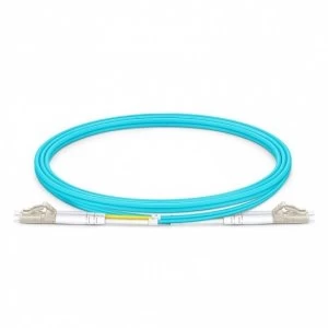 Fiber Duplex Patch Cord Om3 Lszh 50/125 Lc/lc Aqua- 1 M