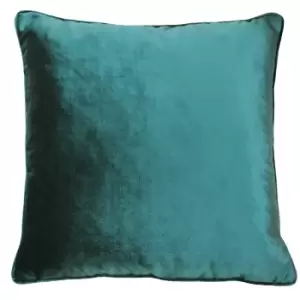 Luxe Velvet Piped Cushion Jadite