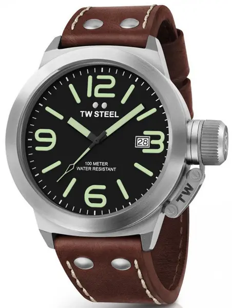 TW Steel Watch Canteen 45mm - Black TW-288