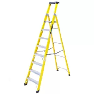 TB Davies 8 Tread GRP Platform Step Ladder - wilko