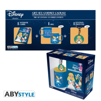 Disney - Alice (Mug + Keyring + Notebook) Gift Box