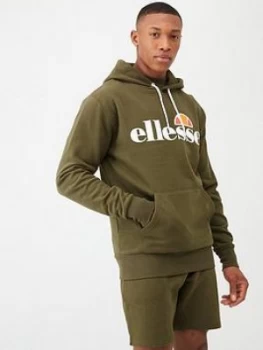 Ellesse Gottero Overhead Hoodie - Khaki, Size XL, Men