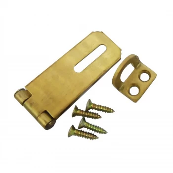Select Hardware Hasp and Staple Brass 50mm 1 Pack