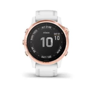 Garmin fenix 6S Pro Ladies White Silicone Strap Smart Watch