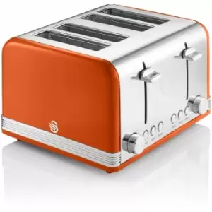 Swan Retro ST19020ON 4 Slice Toaster