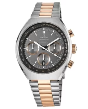 Omega Speedmaster Mark II Chronograph Steel and Rose Gold Mens Watch 327.20.43.50.01.001 327.20.43.50.01.001