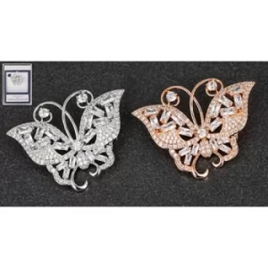 Equilibrium Delicate Ornate Butterfly Brooch