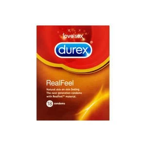 Durex Real Feel Condoms 18s