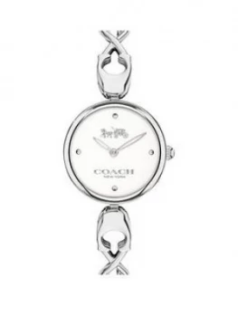 Coach Coach Park Watch In Stainless Steel With Bracelet Strap