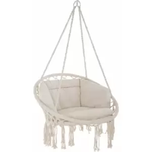 Hanging chair Grazia - garden swing seat, hanging egg chair, garden swing chair - beige - beige