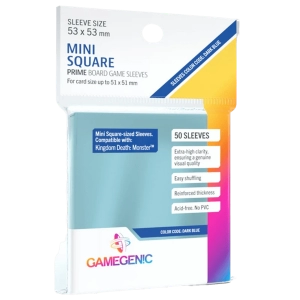 Gamegenic Prime Mini Square Sized 53 x 53mm 50 Sleeves
