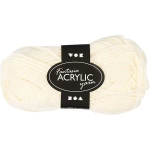Acrylic Double Knit Wool White