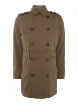 Mens Michael Kors 3 in 1 Tech Trench Coat Taupe