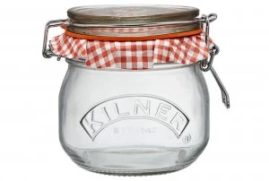 Kilner Preserve 0.5L Clip Top Round Jar