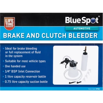 07962 1 Litre Brake And Clutch Bleeder - Bluespot