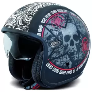 Premier Vintage SK9 Jet Helmet, black, Size L, black, Size L
