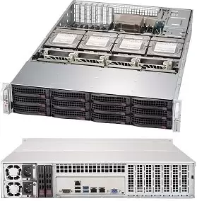 SuperChassis 829HE1C4-R1K62LPB - Rack - Server - Black - ATX,EATX - 2U - 1600 W