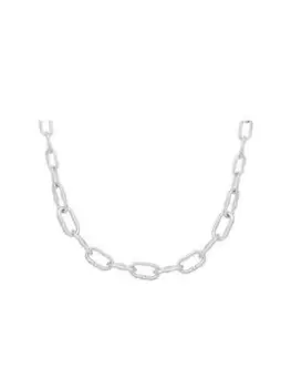 Bibi Bijoux Silver 'Courage' Chunky Chain Necklace, Silver, Women