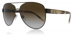 Burberry BE3084 Sunglasses Brushed Brown 1226T5 Polariserade 60mm