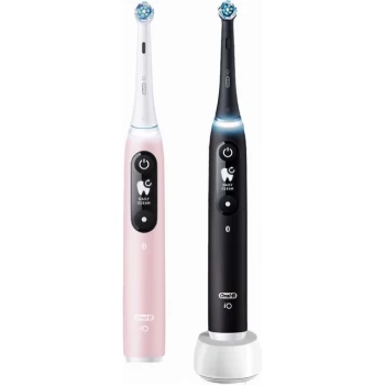 Oral B iO 6 Electric Toothbrush - Black / Pink