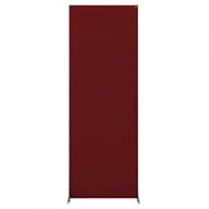 Nobo Impression Pro Protection Room Divider Screen Felt Red 1800 x 600 x 300 mm