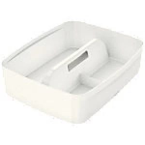 Leitz MyBox WOW Large Organiser Tray with handle White Plastic 30.7 x 37.5 x 10.1 cm