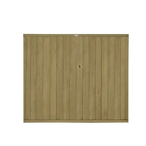 Forest Garden Pressure Treated Tongue & Groove Vertical Fence Panel - 6 x 5ft Pack of 3