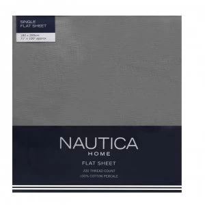 Nautica Flat Sheet - Mid Grey